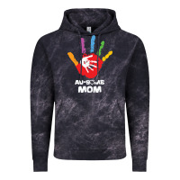 Cloud Black LIL Autism Mom Vintage Hoodie - CowhideDigitalArt