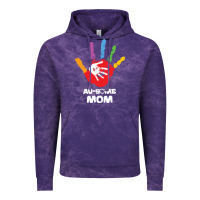 Cloud Purple LIL Autism Mom Vintage Hoodie - CowhideDigitalArt