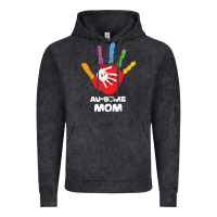 Vintage Black LIL Autism Mom Vintage Hoodie - CowhideDigitalArt