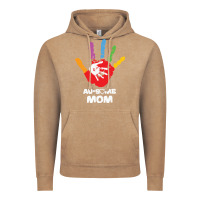 Vintage Coffee LIL Autism Mom Vintage Hoodie - CowhideDigitalArt