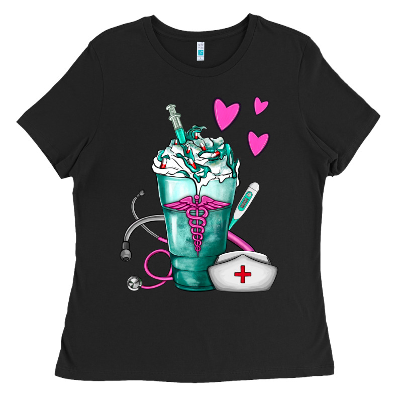 Nurse Frappe Ladies Tee by FaDigitalArtStudio | Teevron