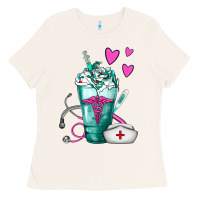 Bone Nurse Frappe Ladies Tee - FaDigitalArtStudio