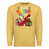 Antique Gold mens ho ho ho mosexual Premium Sweatshirt - DesigneFamous