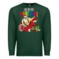 Sports Green mens ho ho ho mosexual Premium Sweatshirt - DesigneFamous