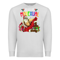 Dove Grey mens ho ho ho mosexual Premium Sweatshirt - DesigneFamous