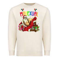 Sandshell mens ho ho ho mosexual Premium Sweatshirt - DesigneFamous