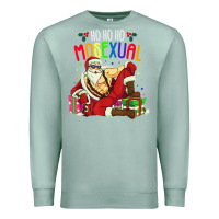 Seafoam mens ho ho ho mosexual Premium Sweatshirt - DesigneFamous
