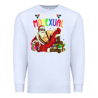 White mens ho ho ho mosexual Premium Sweatshirt - DesigneFamous