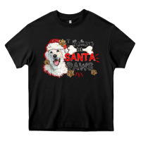 Black i believe in santa paws Heavy Core Tee - CowGirlArtShop