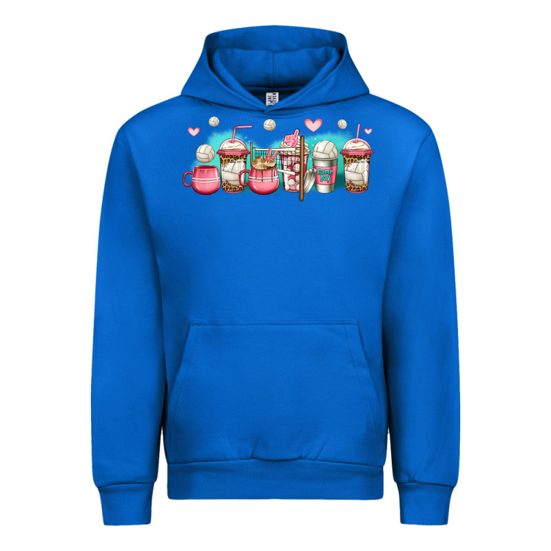 Volleyball Coffee Cups Urban Hoodie by Jasminsmagicworld | Teevron