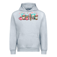 Heather Grey volleyball coffee cups Urban Hoodie - Jasminsmagicworld