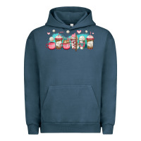 Pigment Midnight Navy volleyball coffee cups Urban Hoodie - Jasminsmagicworld
