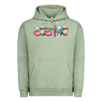 Pigment Oil Green volleyball coffee cups Urban Hoodie - Jasminsmagicworld