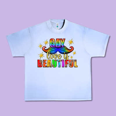 Gay Love Is Beautiful Pride Lgbtq Urban Heavy Tee Designed By Bundleandbundleshop