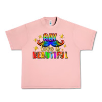 Salmon Gay Love Is Beautiful Pride Lgbtq Urban Heavy Tee - BundleAndBundleShop